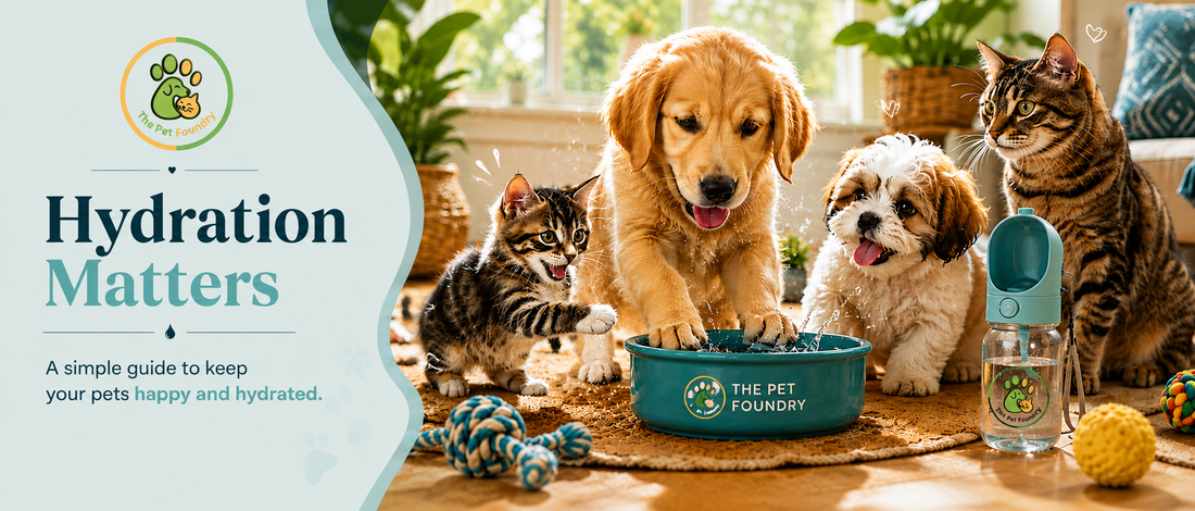 Pet Hydration Guide India: How Much Water Dogs & Cats Need Daily