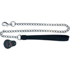 Dog Chain Lead with Handle | Normal Steel Chain Training Leash Heavy-Duty | For Large Breed Dogs