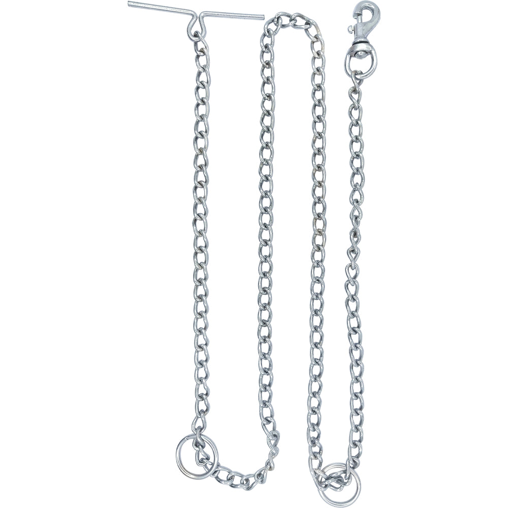 Normal Steel Dog Chain Collar | Classic Slip Training Link Chain Durable | For Medium & Large Dogs
