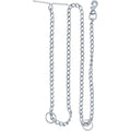 Normal Steel Dog Chain Collar | Classic Slip Training Link Chain Durable | For Medium & Large Dogs