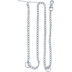 Normal Steel Dog Chain Collar | Classic Slip Training Link Chain Durable | For Medium & Large Dogs