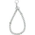Grinded Steel Dog Choke Chain Collar | Professional Heavy-Duty Smooth Slip Training Collar | For Large Breed Dogs