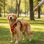 Double Ring Dog Chest Harness | Dual-Clip Adjustable No-Pull Walking Harness | For All Breed Dogs