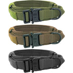 Tactical Dog Collar | Military-Grade Heavy-Duty Adjustable Nylon Quick-Release | For Large Dogs