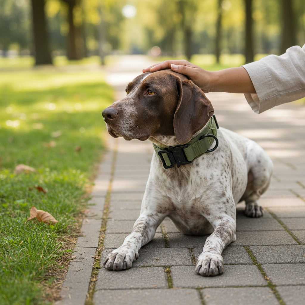 Tactical Dog Collar | Military-Grade Heavy-Duty Adjustable Nylon Quick-Release | For Large Dogs