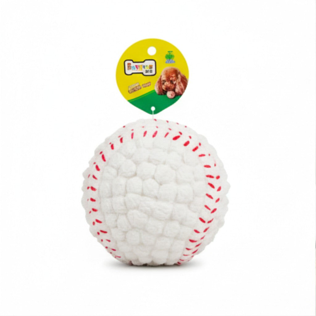 EE Toys Latex Squeaky Baseball Dog Chew Toy | Durable Bounce Ball | For Small to Medium Dogs