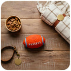 EE Toys Latex Squeaky American Rugby Dog Chew Toy | Durable Bounce Ball | For Small to Medium Dogs