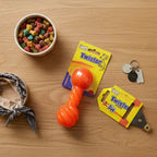 EE Toys TPR Twisted Dumbbell Dog Chew Toy | Durable Rubber Interactive Dental Chew | For All Breed Dogs