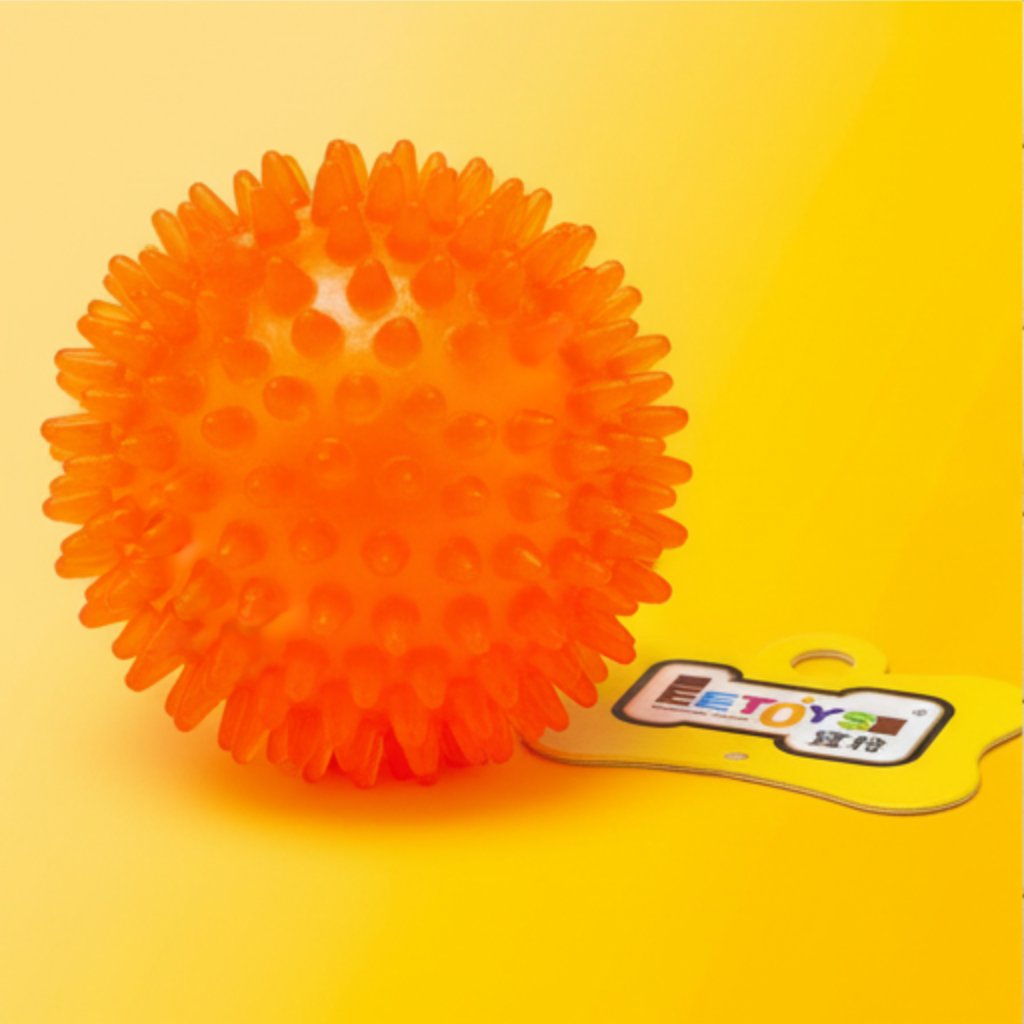 EE Toys TPR Squeaky Ball Dog Toy | Durable Rubber Interactive Bounce Squeaker Ball | For All Breed Dogs