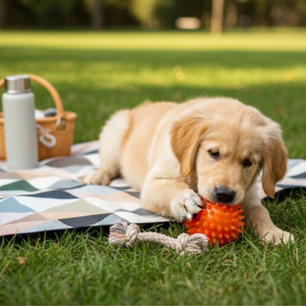 EE Toys TPR Squeaky Ball Dog Toy | Durable Rubber Interactive Bounce Squeaker Ball | For All Breed Dogs