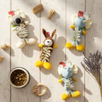 Crinkle Plush Dog & Cat Toy | Soft Crinkling Sound Stuffed Animal Toy | For All Pets