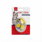 Nunbell Pull-String Mouse Cat Toy | Interactive Feather Wand String Kitten Toy | For Cats & Kittens