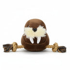 Plush Walrus Dog & Cat Toy | Soft Squeaky Stuffed Animal Toy | For All Pets
