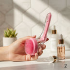 Nunbell Pet Shampoo Dispenser Brush with Handle | Bathing Soap Dispenser Brush Wall-Mount | For Dogs & Cats