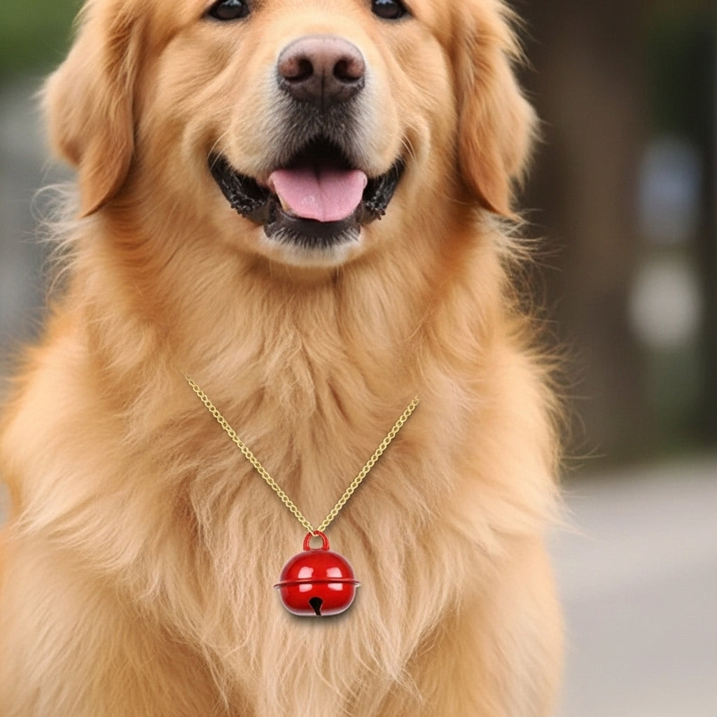 Plain Dog Training Door Bell | Potty Training Bell with Rope | For Dogs & Puppies