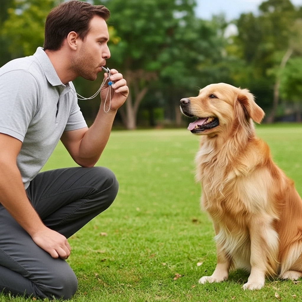 Dog Training Whistle | Ultrasonic Silent Obedience Whistle Adjustable Pitch | For All Breed Dogs