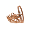 Plastic Dog Muzzle with Leather Strap | Breathable Anti-Bite Basket Adjustable | For Medium & Large Dogs