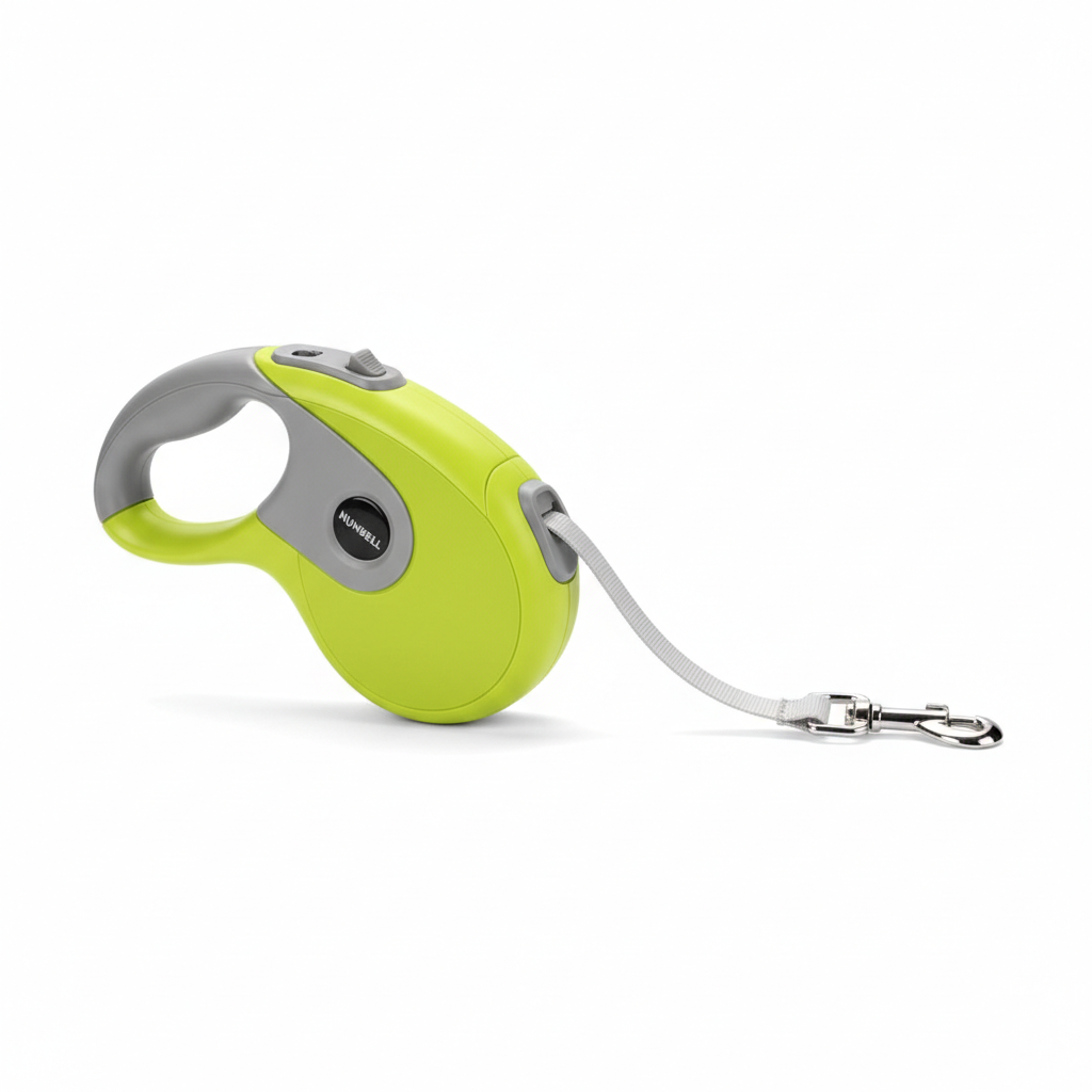 Nunbell Retractable Dog Leash | Heavy-Duty Extendable Lead with Brake Button Tangle-Free | For All Breed Dogs