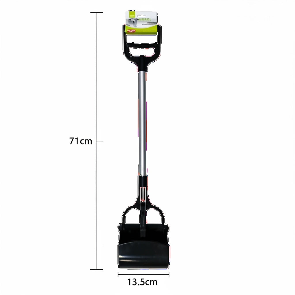 Nunbell XL Dog Poop Scooper | Extra-Large Heavy-Duty Long Handle Waste Picker | For Large Breed Dogs