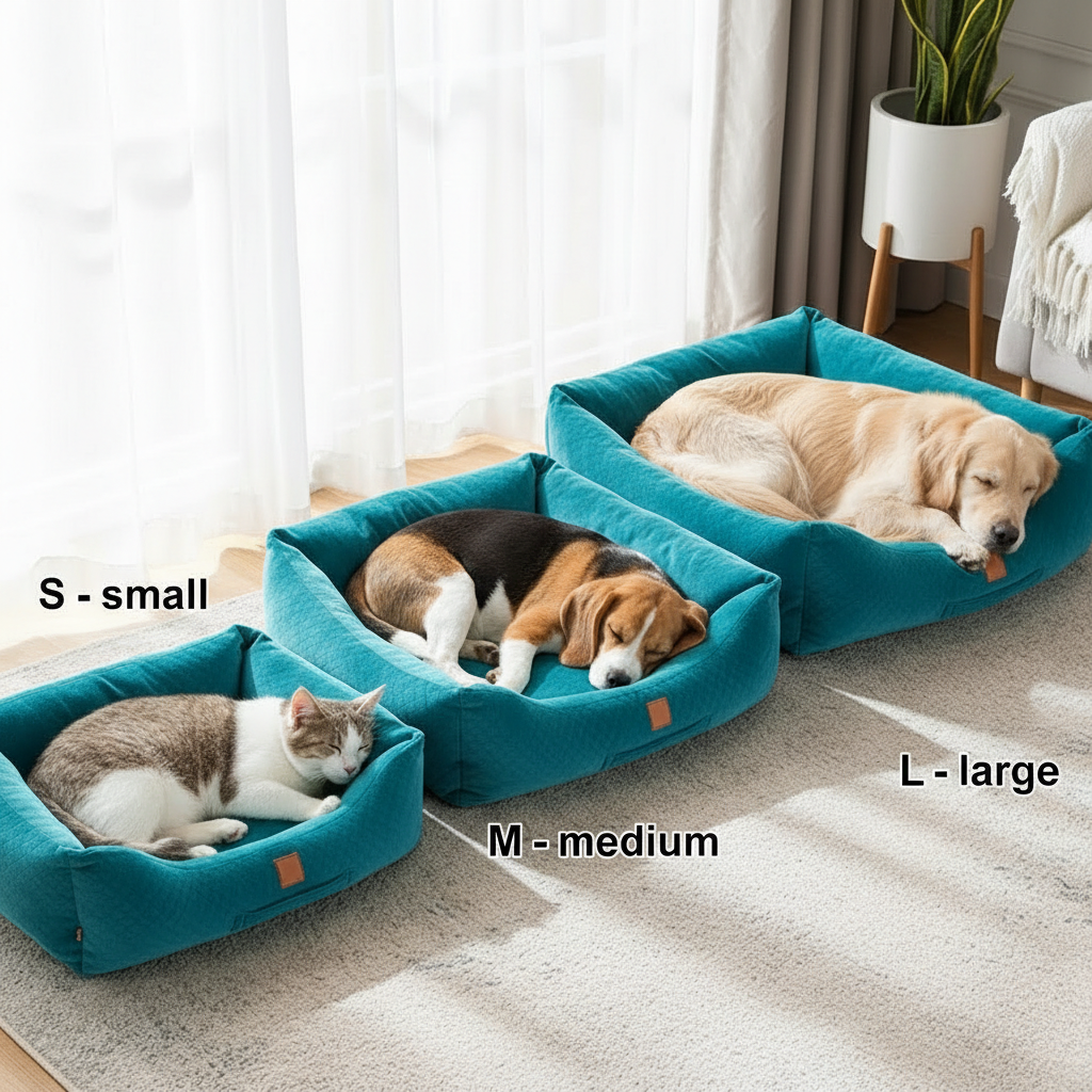 Premium Velvet Dog & Cat Sofa | Luxury Cushioned Plush Elevated Pet Couch | For Small to Medium Pets