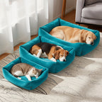 Premium Velvet Dog & Cat Sofa | Luxury Cushioned Plush Elevated Pet Couch | For Small to Medium Pets