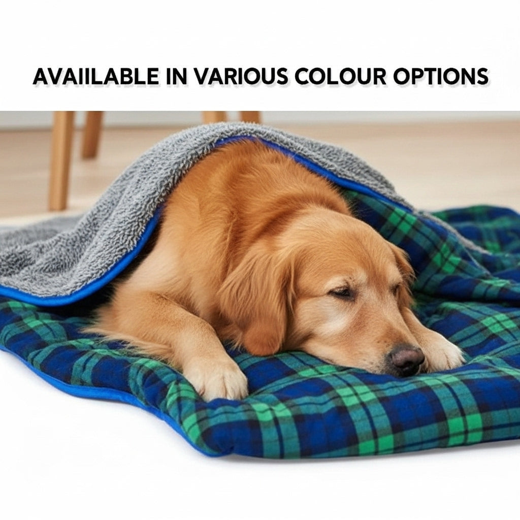 Soft Velvet Pet Blanket | Warm Cosy Fleece Dog & Cat Sleeping Blanket Washable | Multiple Sizes