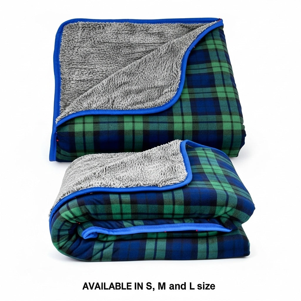 Soft Velvet Pet Blanket | Warm Cosy Fleece Dog & Cat Sleeping Blanket Washable | Multiple Sizes