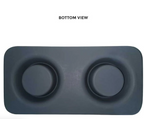 Silicone Double Diner Pet Bowl | BPA-Free Foldable Dual Food & Water Feeding Dish | For Dogs & Cats