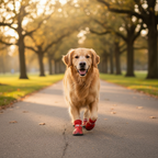 Holy Paws Latex Waterproof Dog Shoes | Non-Slip Rain Boots Paw Protector 4-Piece Set | For Small to Medium Dogs