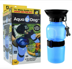 Aqua Portable Pet Water Bottle | Leak-Proof BPA-Free Dog Travel Drinking Dispenser | For Dogs & Cats