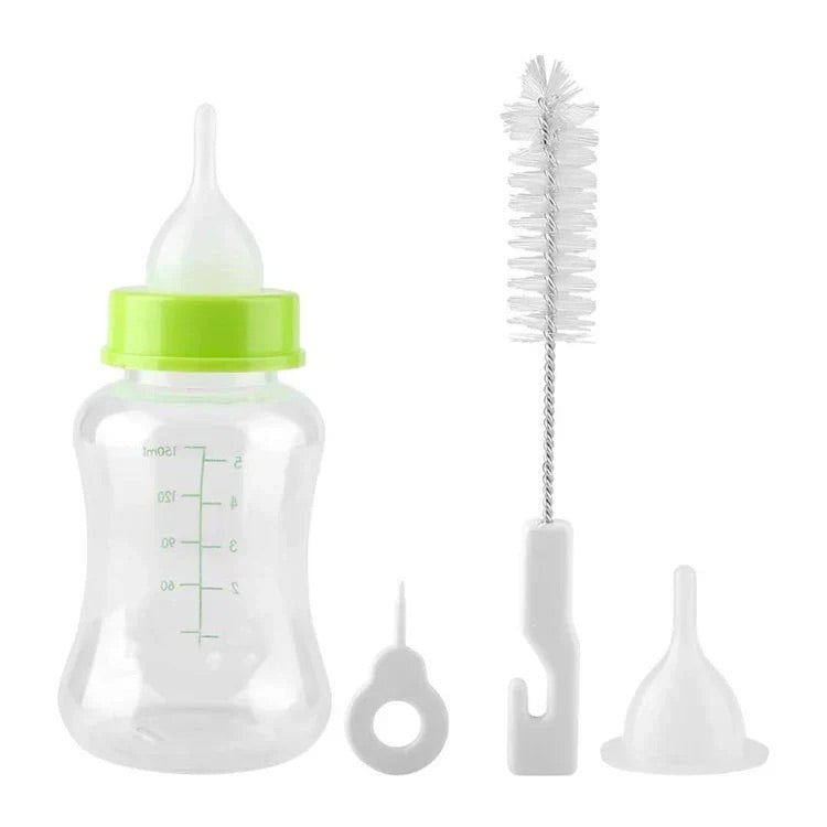 Pet Milk Feeding Bottle | BPA-Free Nursing Bottle with Nipple | For Puppies Kittens & Small Animals