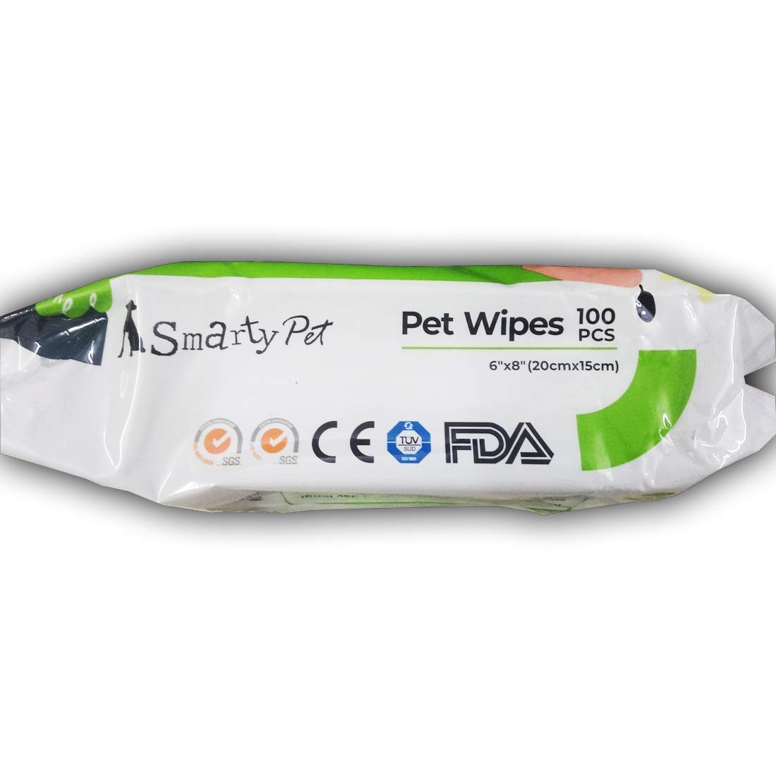 Pet Cleaning Wipes 100 Sheet Pack | Gentle Antibacterial Body Wipes Fragrance-Free | For Dogs & Cats