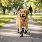 Holy Paws Long Waterproof Dog Boots | Extended Leg Anti-Slip Paw Protection Shoes | For Medium & Large Dogs
