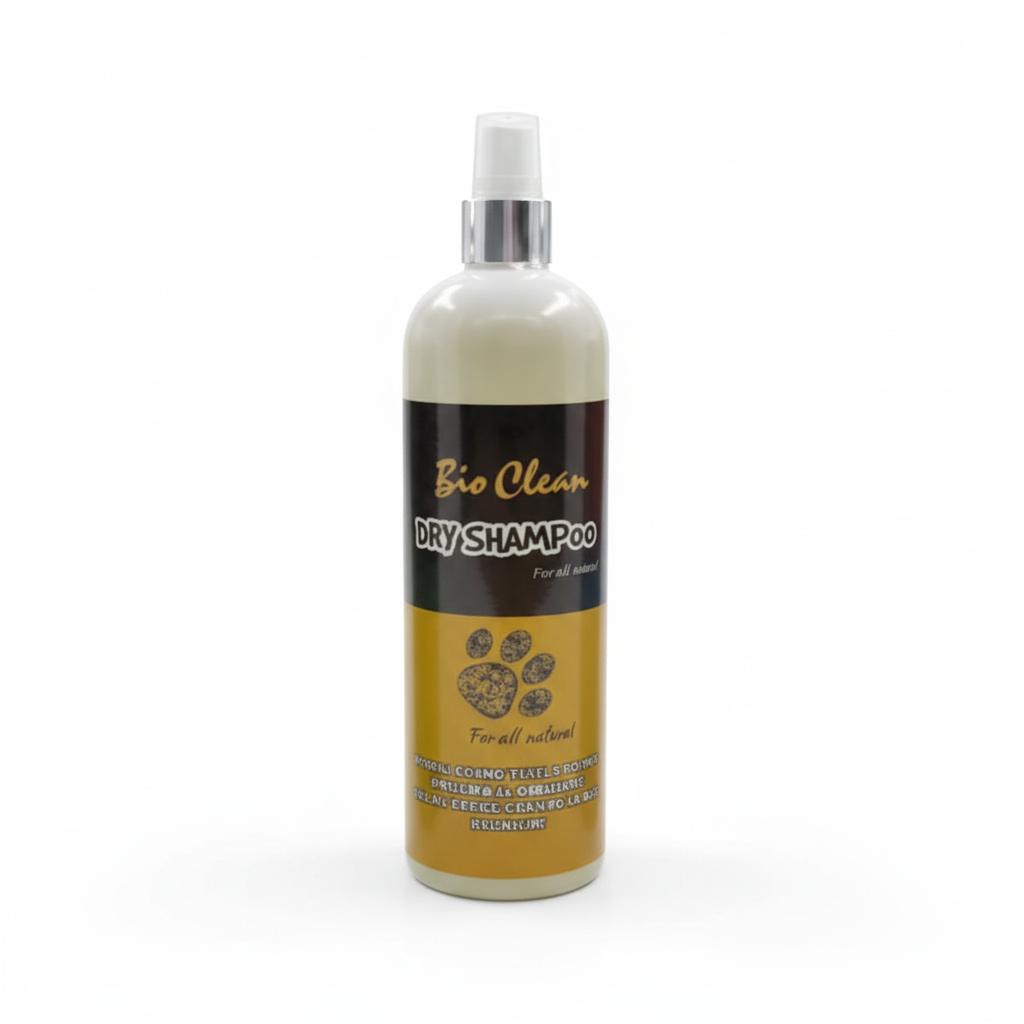 Holy Paws Bio Clean Dry Bath Forest Safari 500ml | Waterless No-Rinse Dog & Cat Cleaning Spray | For All Coat Types