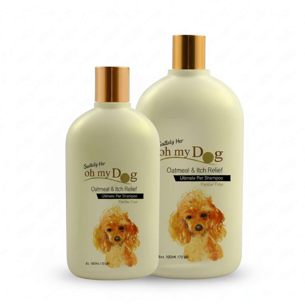 Holy Paws Oh My Dog Oatmeal & Itch Relief Dog Shampoo | Soothing Anti-Itch Moisturising Formula | For Sensitive Skin Dogs