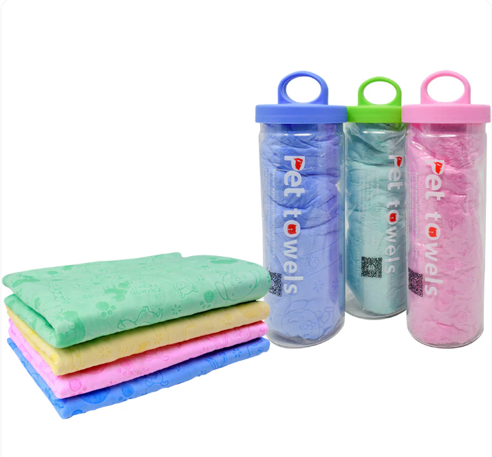 Microfibre Quick-Dry Pet Towel | Super Absorbent Dog & Cat Bath Towel Machine Washable | Multiple Sizes