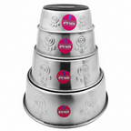 Holy Paws Heavy-Duty Stainless Steel Dog & Cat Food Bowl | Anti-Skid Base Dishwasher Safe | For All Pets
