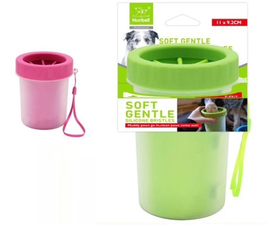 Portable Dog Paw Cleaner Cup | Soft Bristle Mud-Removing Paw Washing Cup | For All Breed Dogs