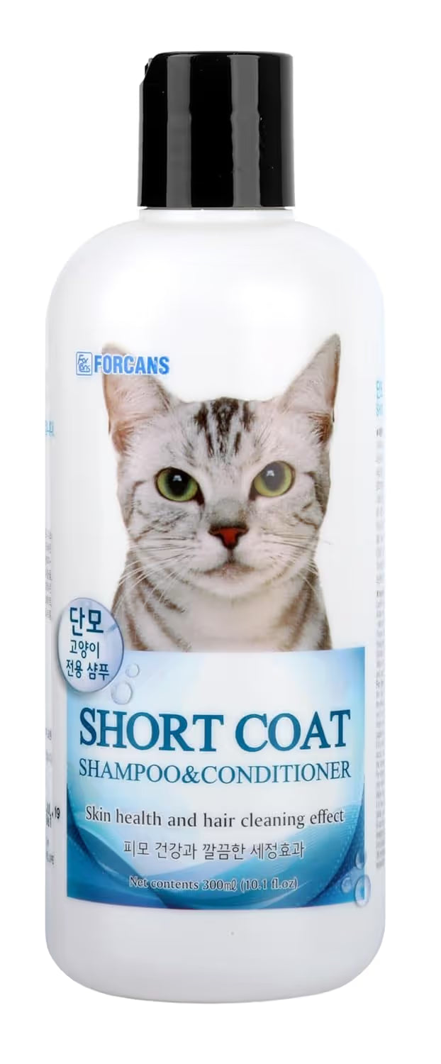 Forcans Long Coat Cat Shampoo & Conditioner | Detangling Moisturising Formula | For Persian & Long Hair Cats