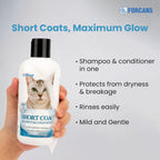 Forcans Long Coat Cat Shampoo & Conditioner | Detangling Moisturising Formula | For Persian & Long Hair Cats--The Pet Foundry-My Store