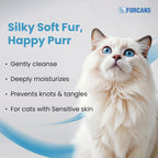 Forcans Long Coat Cat Shampoo & Conditioner | Detangling Moisturising Formula | For Persian & Long Hair Cats--The Pet Foundry-My Store