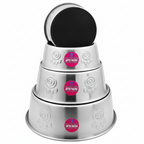 Holy Paws Heavy-Duty Stainless Steel Dog & Cat Food Bowl | Anti-Skid Base Dishwasher Safe | For All Pets