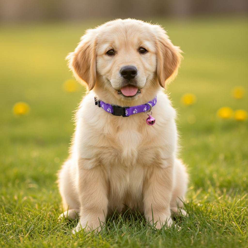 10mm Nylon Dog Collar | Lightweight Adjustable Quick-Release Buckle Neck Strap | For Small Dogs & Puppies