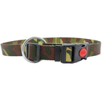 Polyester Printed Dog Collar | Colourful Pattern Adjustable Durable Neck Strap | For All Breed Dogs