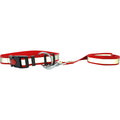 Reflective Safety Dog Leash & Collar Set | High-Visibility Night Walking Nylon Combo | For All Breed Dogs