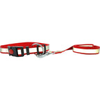 Reflective Safety Dog Leash & Collar Set | High-Visibility Night Walking Nylon Combo | For All Breed Dogs