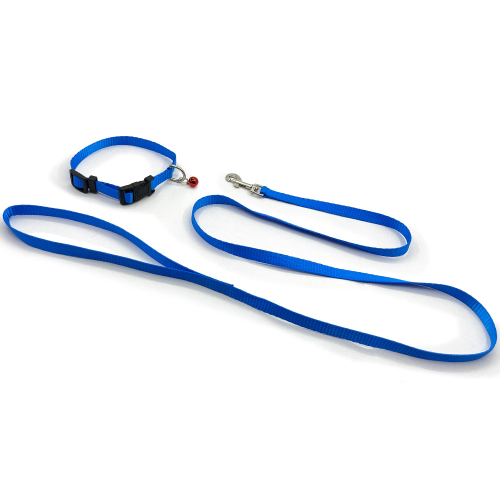 Soft Nylon Dog Collar with Bell Set | Jingle Bell Safety Adjustable Neck Strap | For Small Dogs & Cats