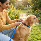 Soft Nylon Dog Collar with Bell Set | Jingle Bell Safety Adjustable Neck Strap | For Small Dogs & Cats