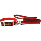 Cotton Padded Dog Leash & Collar Set | Soft Breathable Comfortable Walking Combo | For All Breed Dogs