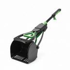 Folding Dog Poop Scooper | Portable Lightweight Spring-Loaded Waste Picker | For All Pets Outdoors
